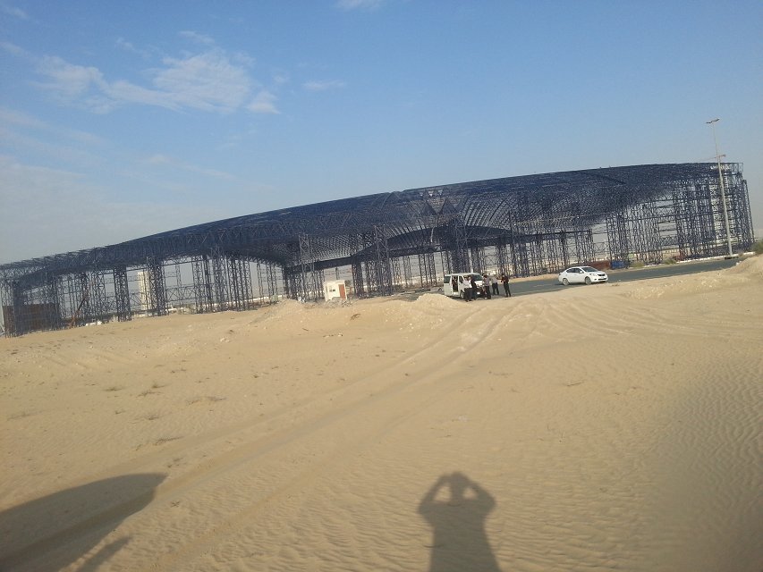 阿勒泰大型场馆网架工程